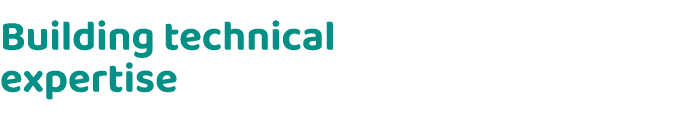 Building technical expertise 