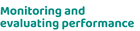 Monitoring and evaluating performance