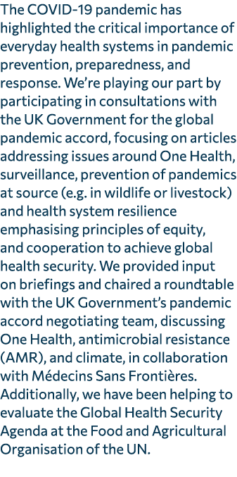 The COVID 19 pandemic has highlighted the critical importance of everyday health systems in pandemic prevention, prep...